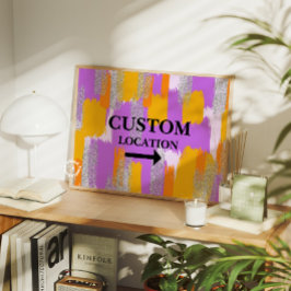 Anpassningsbarnas platsindikator Skriv Preppy Dorm Poster