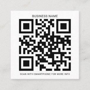 Anpassningsbarnas QR-kod Skapar din egen Fyrkantigt Visitkort