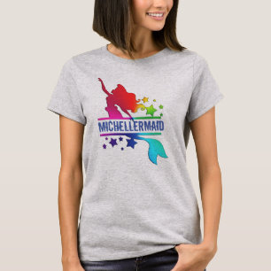 anpassningsbarnas regnbågssymbol med sjöjungfru na t shirt