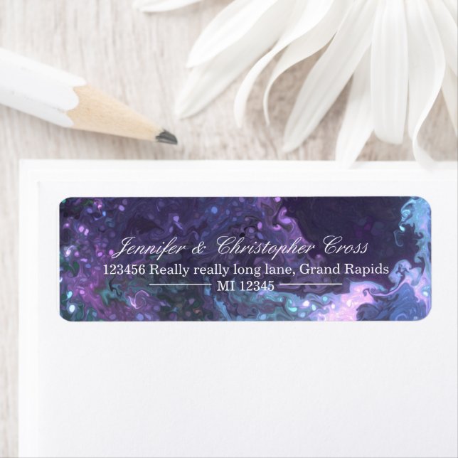 Anpassningsbarnas returetiketter efter frakt returadress etikett (Insitu)