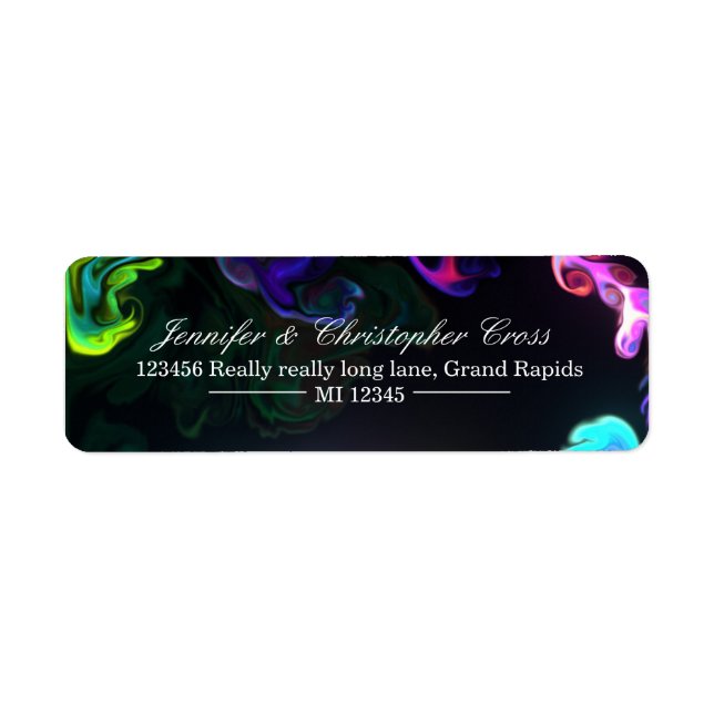 Anpassningsbarnas returetiketter efter frakt returadress etikett (Framsidan)