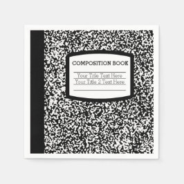 Anpassningsbarnas sammansättning Bok Black/White S Pappersservett