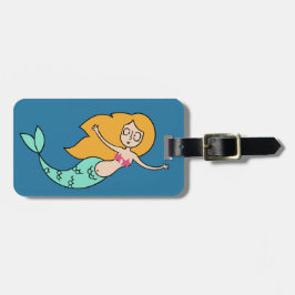 Anpassningsbarnas Sjöjungfru-resetagg Bagagebricka