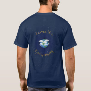 anpassningsbarnas spelarnummer "I Play for Team Ea T Shirt