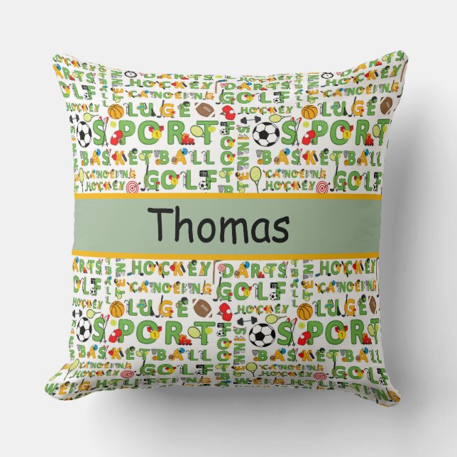 Anpassningsbarnas Sportfantast Kudde (Framsida)