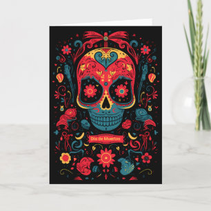 Anpassningsbarnas text Dia de Muertos ☠️ yttre min Helgkort