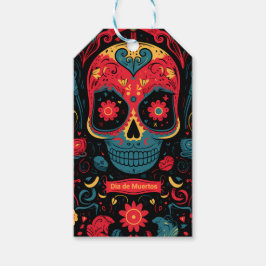 Anpassningsbarnas text Dia de Muertos ☠️ yttre min Presentetikett