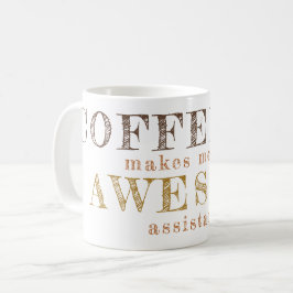 Anpassningsbarnas typografi av kontorsarbetets cit kaffemugg