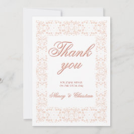 Anpassningsbarnas unika elegant rosa snöre tack va kort