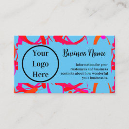 Anpassningsbarnas unika färgade Abstrakt Visitkort