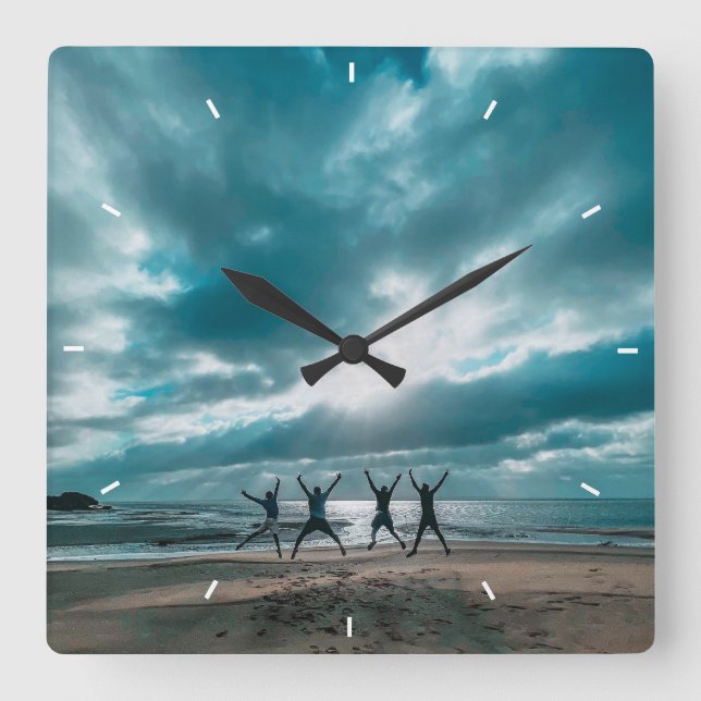 Anpassningsbarnas väggklocka (lägg till ditt eget  (Framsida)