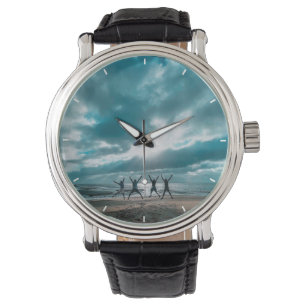 Anpassningsbarnas väggklocka (lägg till ditt eget  armbandsur