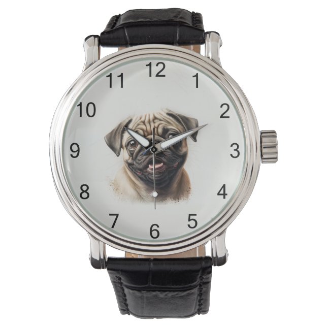 Anpassningsbarnas väggklocka (lägg till ditt eget  armbandsur (Framsida)