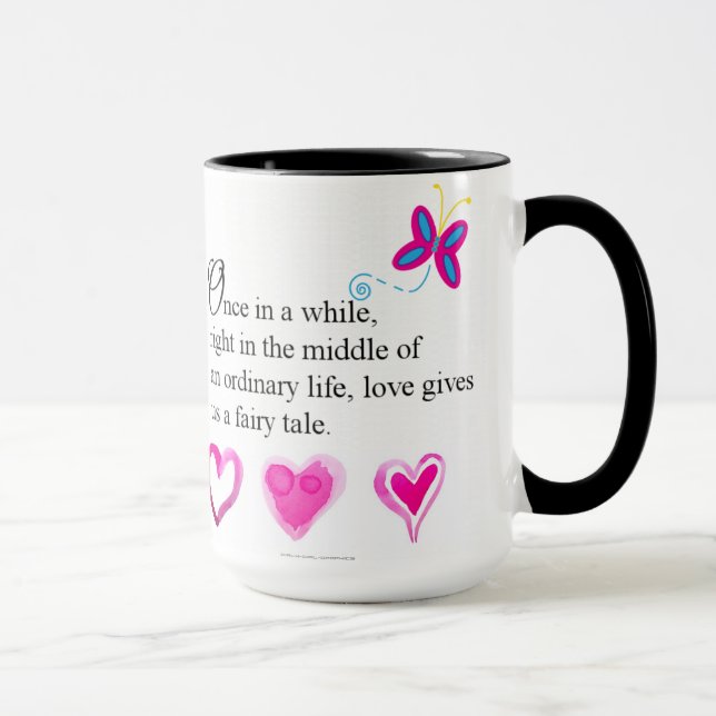 Anpassningsbarsvart 15 uns RingerFary saga ZAZZ_IT Mugg (Höger)