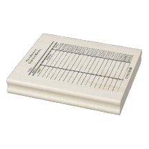 Anpassningsbart bibliotekskort- Gammal skol träkon