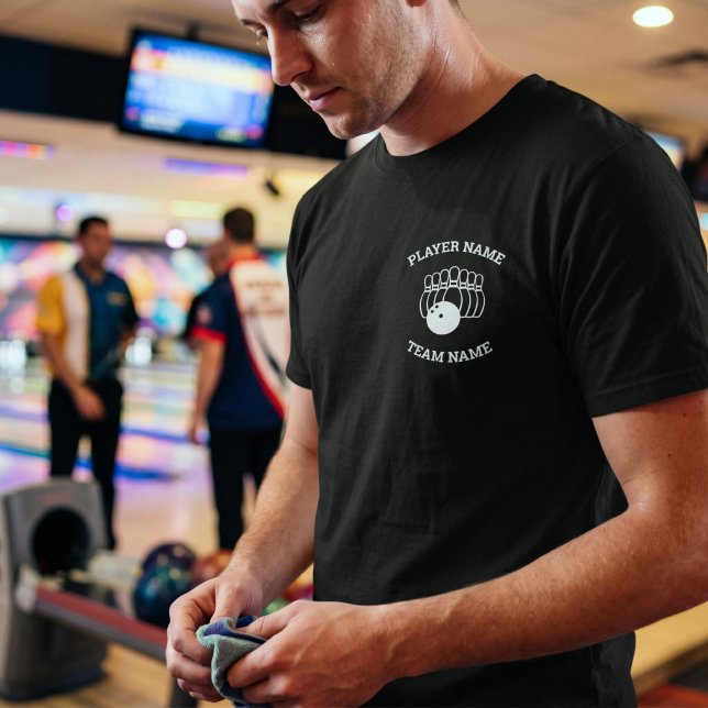 Anpassningsbart bowlinglag t shirt (Skapare uppladdad)
