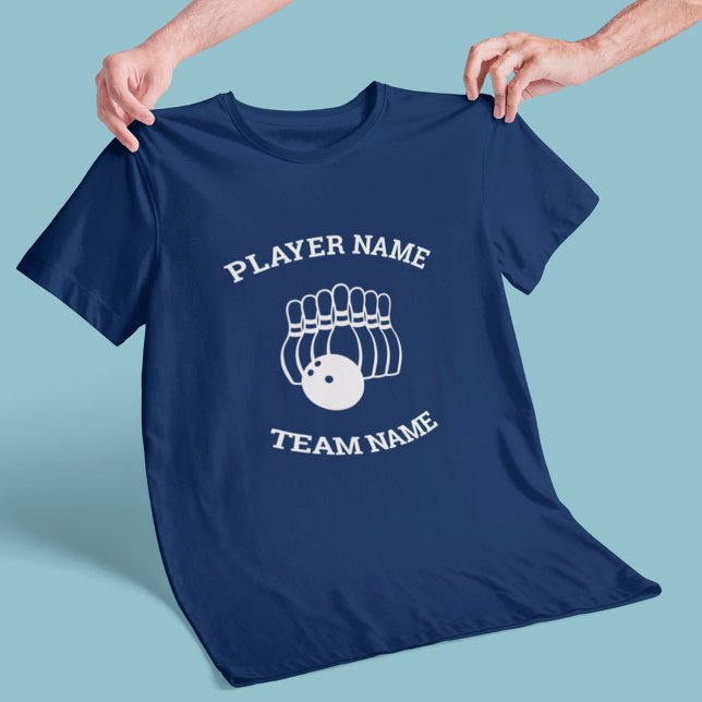 Anpassningsbart bowlinglag t shirt (Skapare uppladdad)