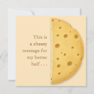 Anpassningsbart Cheesy Meddelande Charmfull Romant