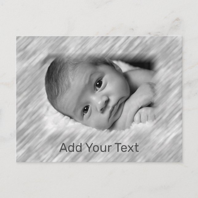 Anpassningsbart foto vykort (Framsida)