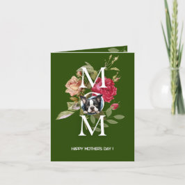 Anpassningsbart fransk bulldog mormorsdags-kort kort