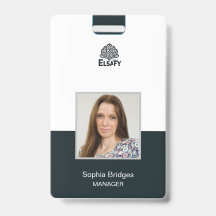 anpassningsbart ID-kort för anställda