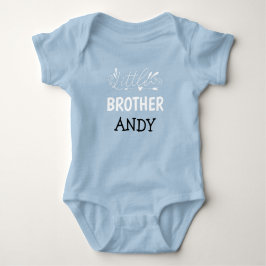 Anpassningsbart litet bror Baby Namn spädbarn pojk T Shirt
