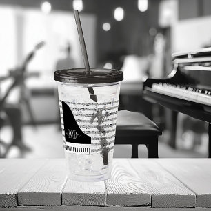 Anpassningsbart piano take away mugg