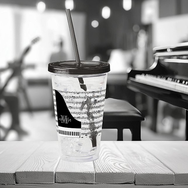 Anpassningsbart piano   take away mugg (Skapare uppladdad)
