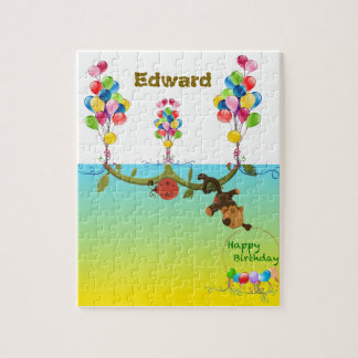 Anpassningsbart Puzzle Birthday-tema Pussel