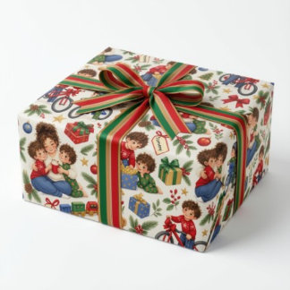 Anpassningsbart "The Christmas Call" presentpapper