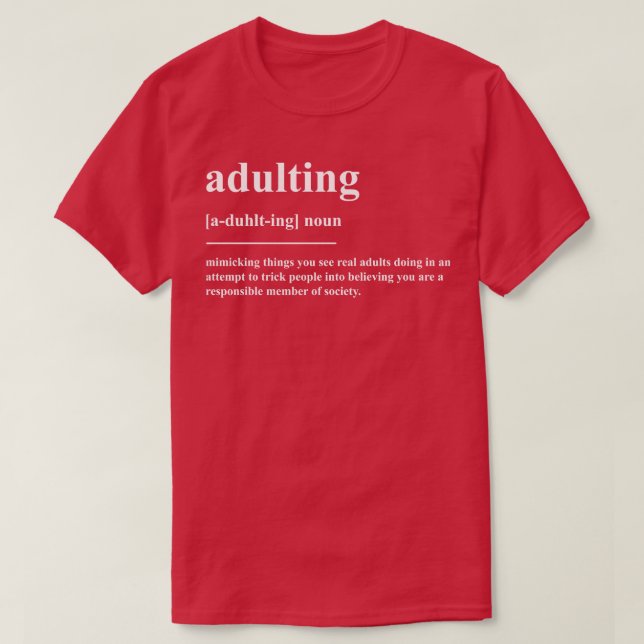 Anpassningsdefinition T Shirt (Design framsida)