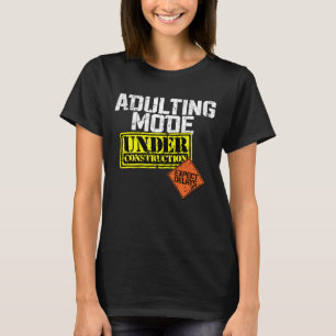 Anpassningsläge under uppbyggnad en ljuskänslig t shirt