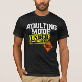 Anpassningsläge under uppbyggnad en ljuskänslig t shirt