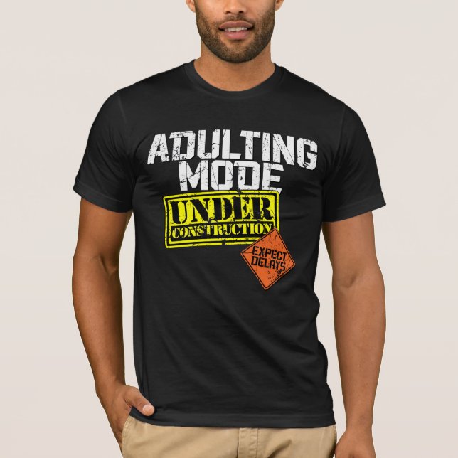 Anpassningsläge under uppbyggnad en ljuskänslig t shirt (Framsida)