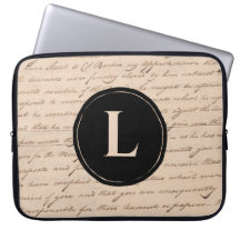 Anque Brev Writer's Monogram Initial Script