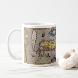 Anque Karta i Japan av Mercator och Hondius Kaffemugg