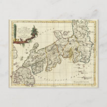 Anque Karta i Japan från 1785