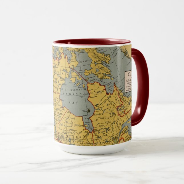 Anque Karta of Canada Mugg (Framsida höger)