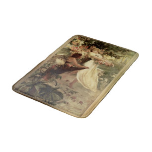 Anrit i Vår från Alphonse Mucha Badrumsmatta