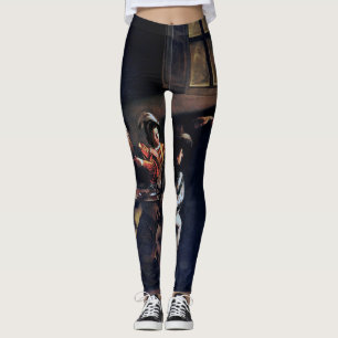Anrop av Saint Matthew, Caravaggio Leggings