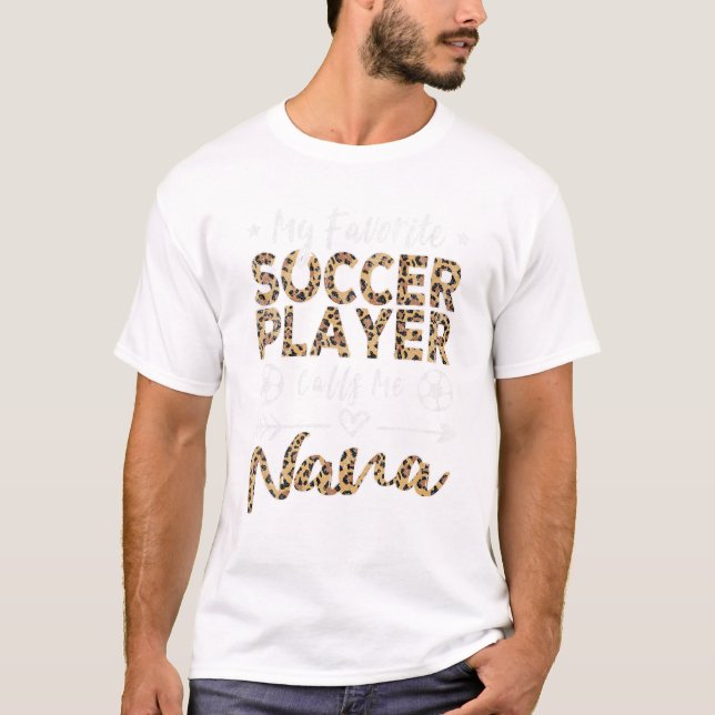 Anrop för favoritfotbollsspelare t shirt (Framsida)