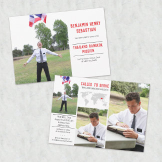 Anrop till det  Vågräts missionärsmeddelande Inbjudningar