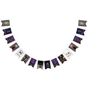 Anropa alla häxor Halloween fest 30års födelsedag Vimplar