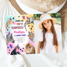 Anropa alla Party Animals Girl Safari Birthday
