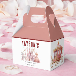 Anropa alla princesses Magic Castle 8:e födelsedag Presentaskar