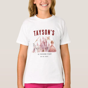 Anropa alla princesses Magic Castle 8:e födelsedag T Shirt