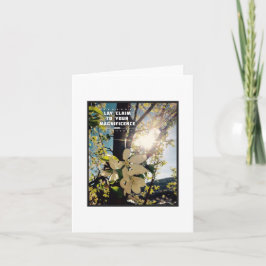 Anropa ditt magnifika anteckningskort - tomt inuti