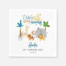 Anropa Födelsedagsfesten Alla djur i Party