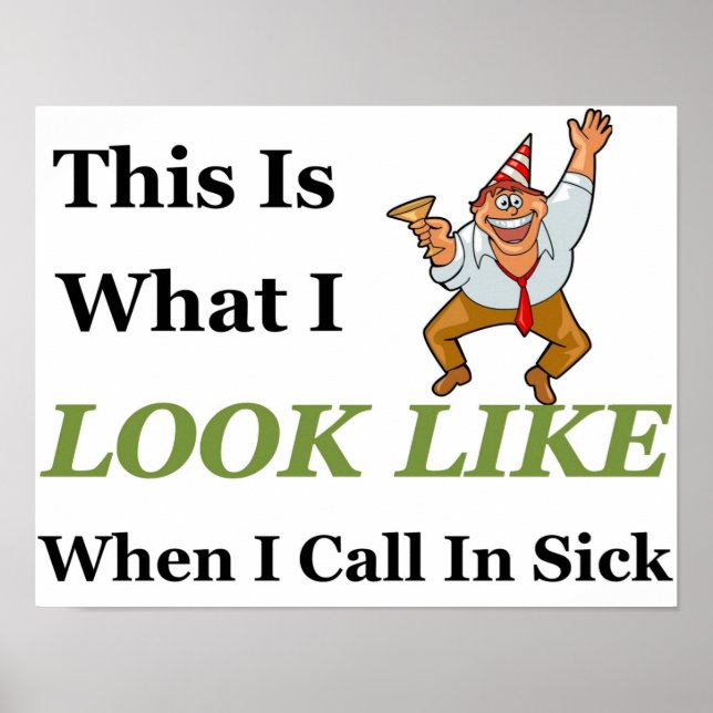 Anropa in sjuka Fullt Poster (Framsidan)