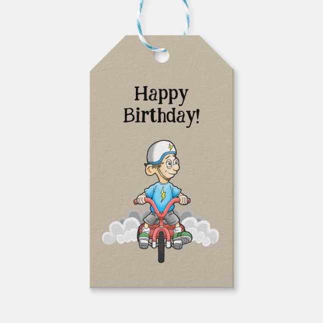 Anropar alla Biker Presentetikett (Framsidan)